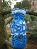 Fancy Design Promotional Cute Decorative Crochet Wine Bottle Cover