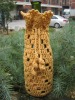 Fancy Design Promotional Cute Decorative Crochet Wine Bottle Cover