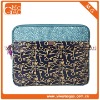 Fancy European Funky Printed Recycled Exquisite Canvas Laptop Sleeve