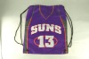 Fancy backpack, strawstring bag with screen printing, promotional strawstring bag