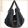 Fancy designer lady handbag black