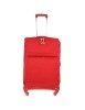 Fascinating red PU travel luggage