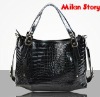 Fashion 100% cow leather lady handbag