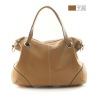 Fashion 100% genuine leather lady tote bag