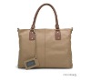 Fashion 100% genuine leather lady tote bag