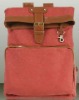 Fashion 2012 orange canvas korean backpack China