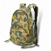 Fashion 600D/PVC camo and 210D/PU Camouflage Backpack