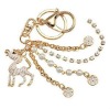 Fashion Bag Key Chain with Animal Deer Charms
