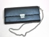 Fashion Black Leather Purse