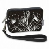 Fashion Black Neoprene Camera Bag with Silkscreen Printing