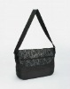 Fashion Black Nylon Messenger Bag