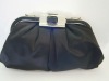 Fashion Black Satin Evening/Shoulder Bag