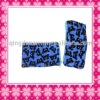 Fashion Blue Plush Cheap Wallet