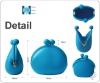 Fashion Blue Silicone Coin Purse