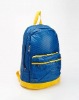Fashion Blue/Yellow Nylon Backpack For Young Generation