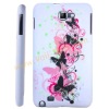 Fashion Butterflies Hard Skin Shell Cover For Samsung Galaxy Note i9220