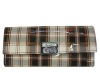 Fashion Camel Plaid/Checked Clutches and Purses