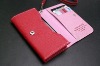 Fashion Design Wallet Leather Case For iPhone 4 4S
