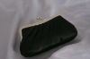 Fashion Elegant Black Stripe Satin Evening/Shoulder Bag