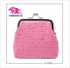 Fashion Europe lady coin purse made of PU