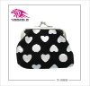 Fashion Europe lovely heart lady coin purse made of pu