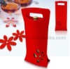 Fashion Felt Wine Bag With Hollowing