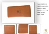 Fashion Italian cow leather travel wallet for man
