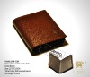 Fashion Italian genuine leather short wallet for sucessful men