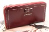 Fashion Ladies zipper leather wallet,DPX-05