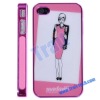 Fashion Lady Design Hard Case for iPhone 4