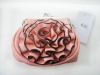 Fashion Leather Flower Change Purse Leather Sling Purse