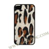Fashion Leopard Hard Case Cover For iPhone 4S(Brown)