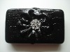 Fashion Metal Frame Ladies Purses With Flower/Clip Lady's Wallets