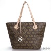 Fashion Michael Kors Logo-Print Signature Tote handbags ladies PVC leather MK bags