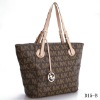 Fashion Michael Kors Logo-Print Signature Tote handbags ladies PVC leather MK bags