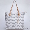 Fashion Michael Kors Logo Tote handbags for ladies, PVC leather MK bags