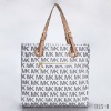 Fashion Michael Kors Logo Tote handbags for ladies, PVC leather MK bags