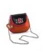 Fashion Mini Handbag with Big Front Lock and A Pretty Heart-shaped Charm, a Touch of Country Look