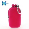 Fashion Mini Silicone Coin Pouch with Carabiner