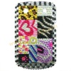 Fashion Mixandmatch Design Bling Crystal Both Side Cover Case For Blackberry Bold 9900