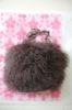 Fashion Mongolian lamb fur bag