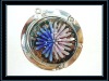 Fashion Murano Glass Two Color Flower Bag Hook