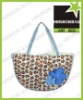 Fashion Nylon girl's leopard beach bag