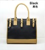 Fashion OL tote bag / Italy cow weave Oil leather lady tote bag