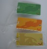 Fashion PVC luggage tags