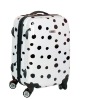 Fashion Polka Dot printing PC trolley bag HI17033