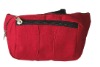 Fashion Red 600D polyester waist bag  LP7203