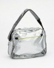 Fashion Silver Polyester Messenger Bag