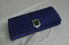 Fashion Smooth Blue Stripe Evening/Shoulder Bag