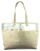 Fashion Solid Heavy Canvas PVC Shopping Bag